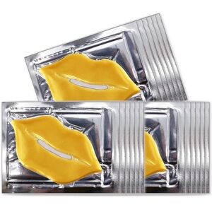 NWT: 20 Pc Gold Collagen Lip Mask/ Lip Care Gel Pads